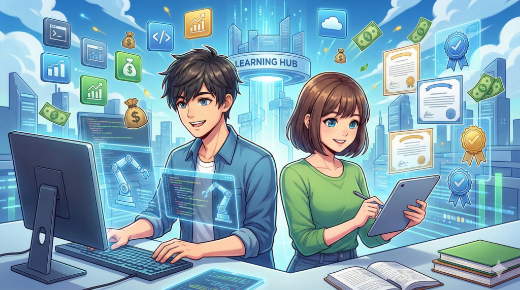 自己投資タスク1：稼げるスキルを学ぶ「オンライン資格＆プログラミング」