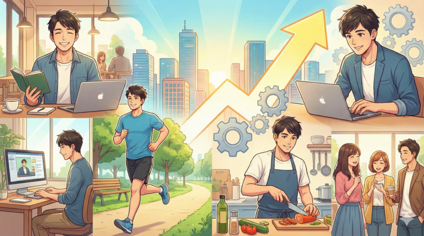 30代独身男の休日革命！年収も上がる自己投資タスク5