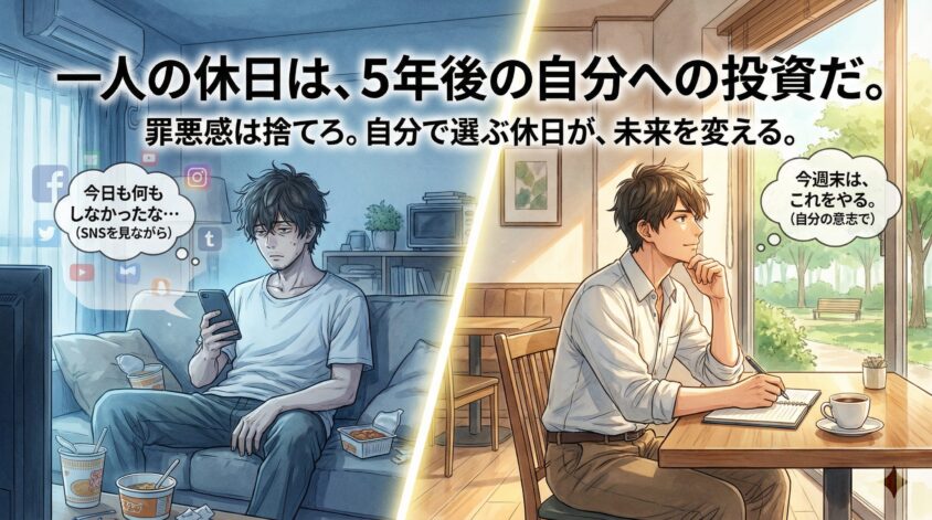 まとめ｜一人の休日は、5年後の自分への投資だ