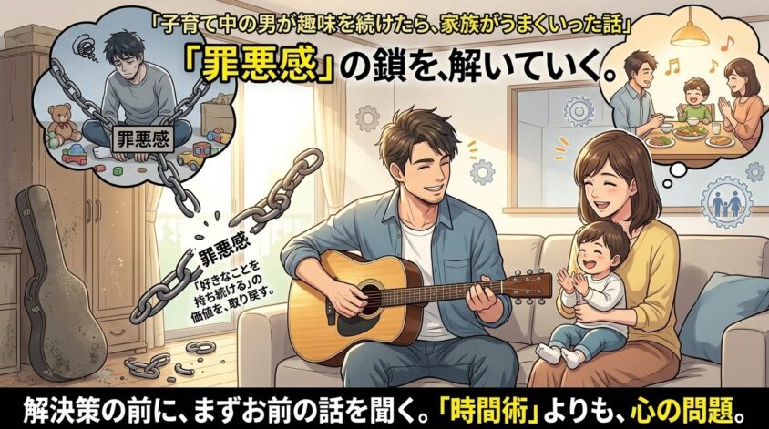 子育て中の男が趣味を続けたら、家族がうまくいった話