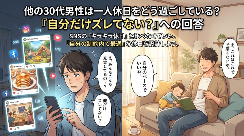 他の30代男性は一人休日をどう過ごしている？──「自分だけズレてない？」への回答