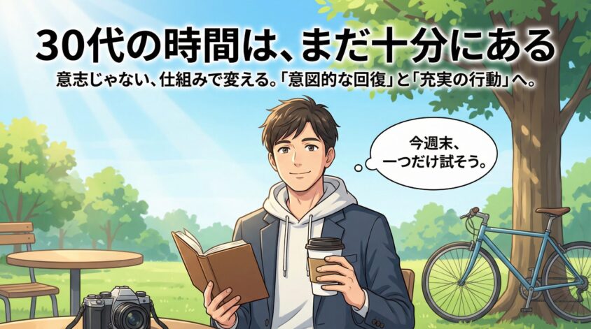 まとめ：30代の時間は、まだ十分にある