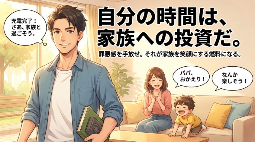 自分の時間は、家族の敵じゃない。家族への投資だ