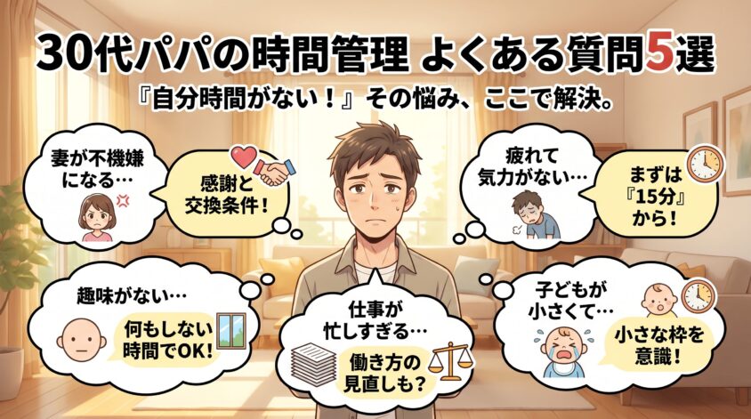 30代パパの時間管理についてよくある質問