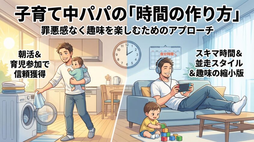 子育て中パパが実践する「時間の作り方」5つのアプローチ