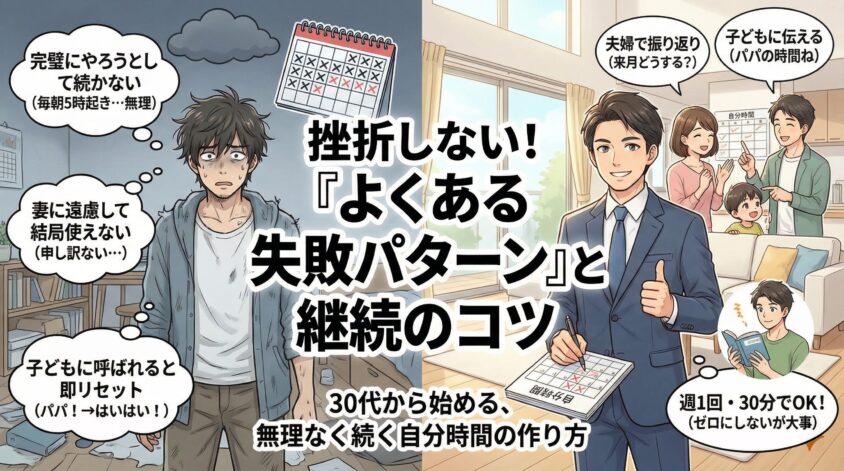 挫折しないために知っておきたい「よくある失敗パターン」と継続のコツ