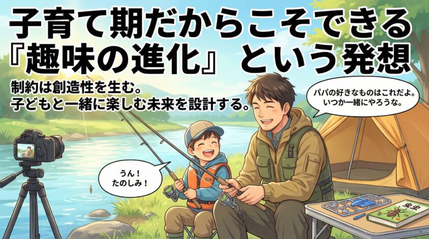 子育て期だからこそできる「趣味の進化」という発想