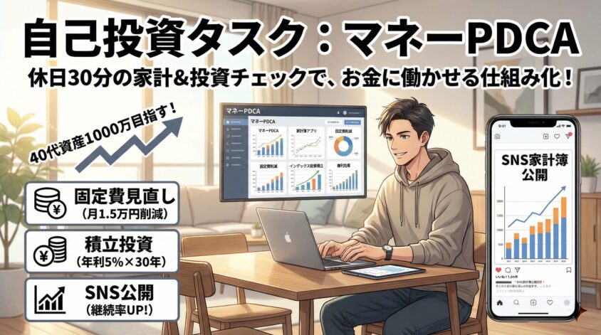 自己投資タスク4：マネーPDCA―休日30分の家計＆投資チェック