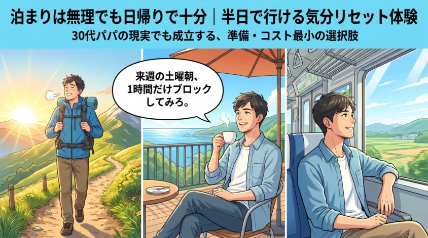 泊まりは無理でも日帰りで十分｜半日で行ける気分リセット体験10選