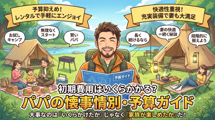 初期費用はいくらかかる？パパの懐事情別・予算ガイド